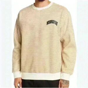 Noon Goons-  Men's Striped Crewneck
Sweatshirt Size XL New With Tags!